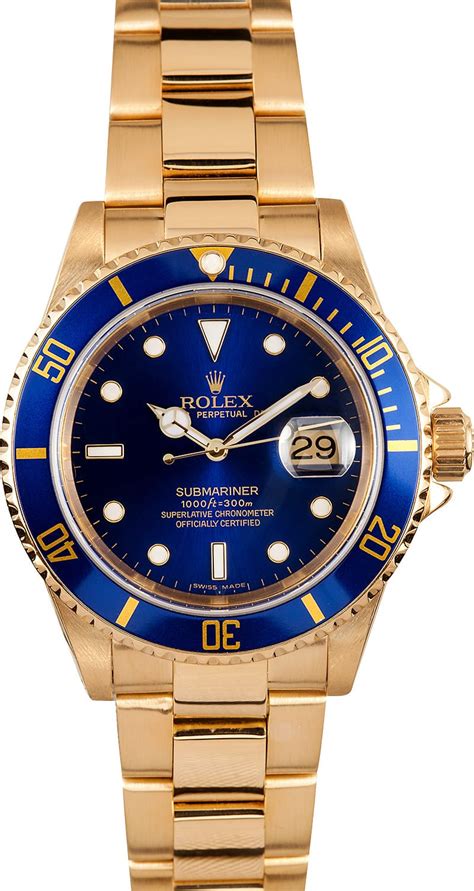 rolex 18kt submariner for sale|Rolex 18k gold price.